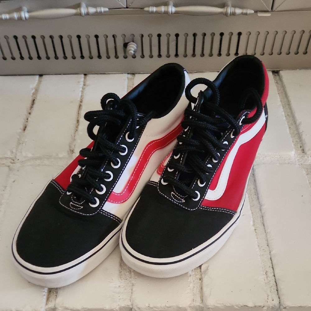 Red and Black Vans